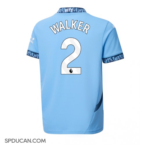 Muški Nogometni Dres Manchester City Kyle Walker #2 Domaci 2024-25 Kratak Rukav